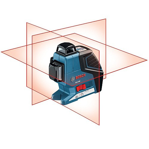 Bosch GLL 3-80p self leveling laser plus laser receiver plus