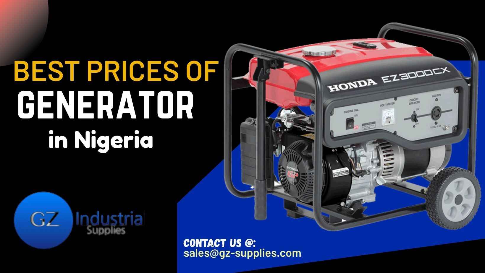 Generator Price Rangwe BEST PRICES OF GENERATOR IN NIGERIA 2026 - GZ Industrial Supplies