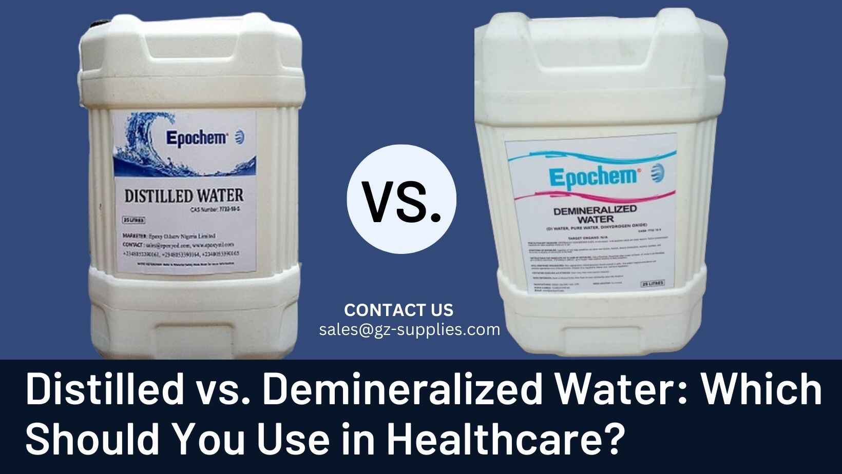 bac water vs distilled water Bacteriostatic | USP Grade I talk about the shortage