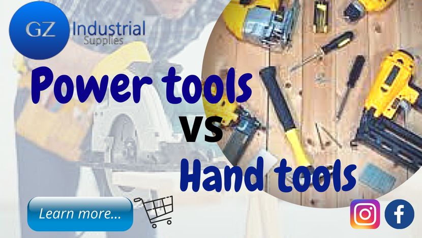 is the difference between hand tools and power tools?