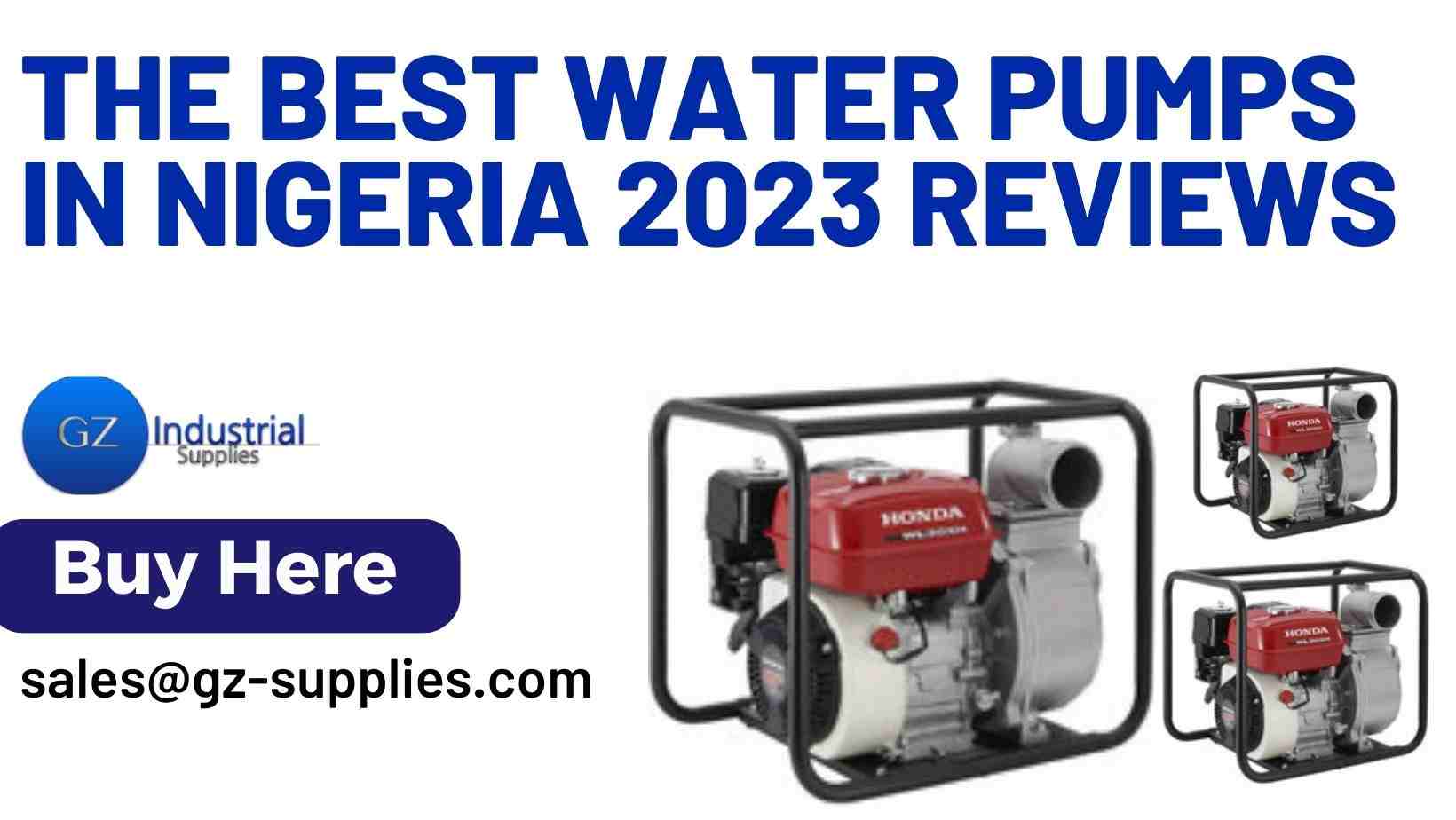 Water Pumps - Power Products - Honda Manufacturing (Nigeria) Ltd