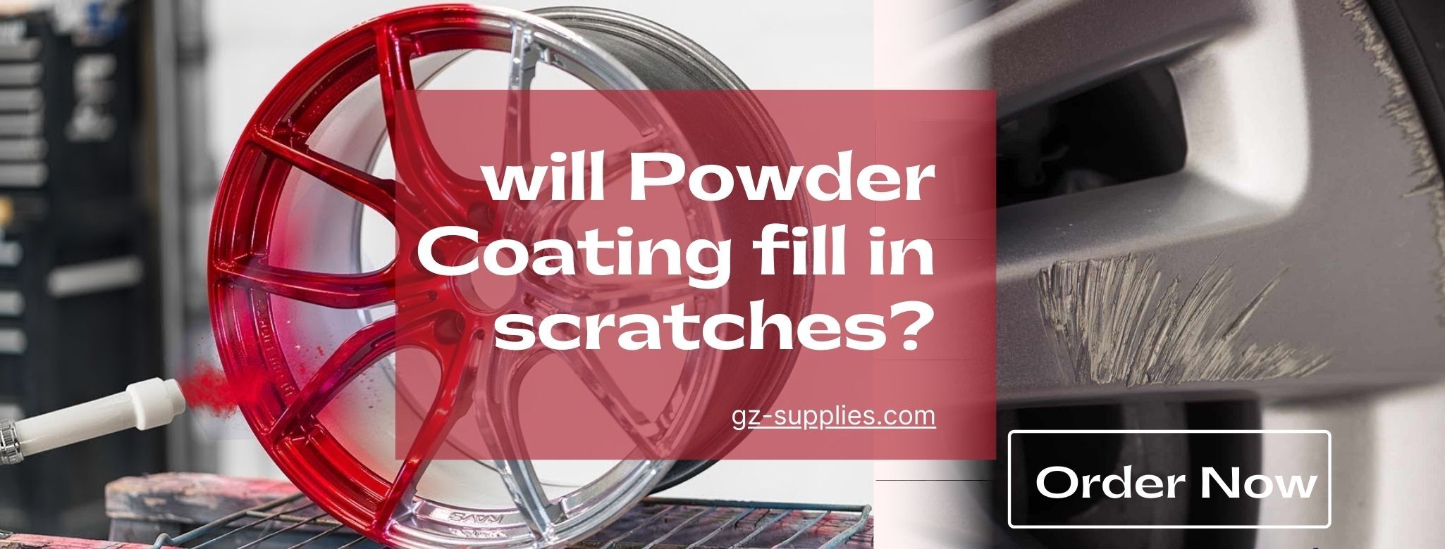 Will Powder Coating fill in scratches? GZ Industrial Supplies