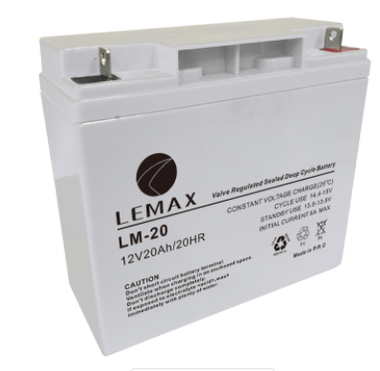 Buy online Sealed Power Backup System Deep Cycle Battery 12V20AH Lemax ...
