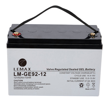 Deep cycle store gel battery