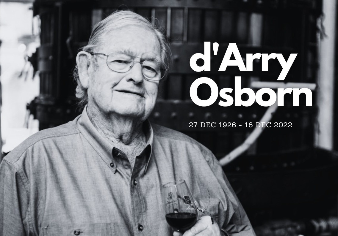 Remembering d'Arry Osborn: The Legacy of d'Arenberg Winery in McLaren Vale 