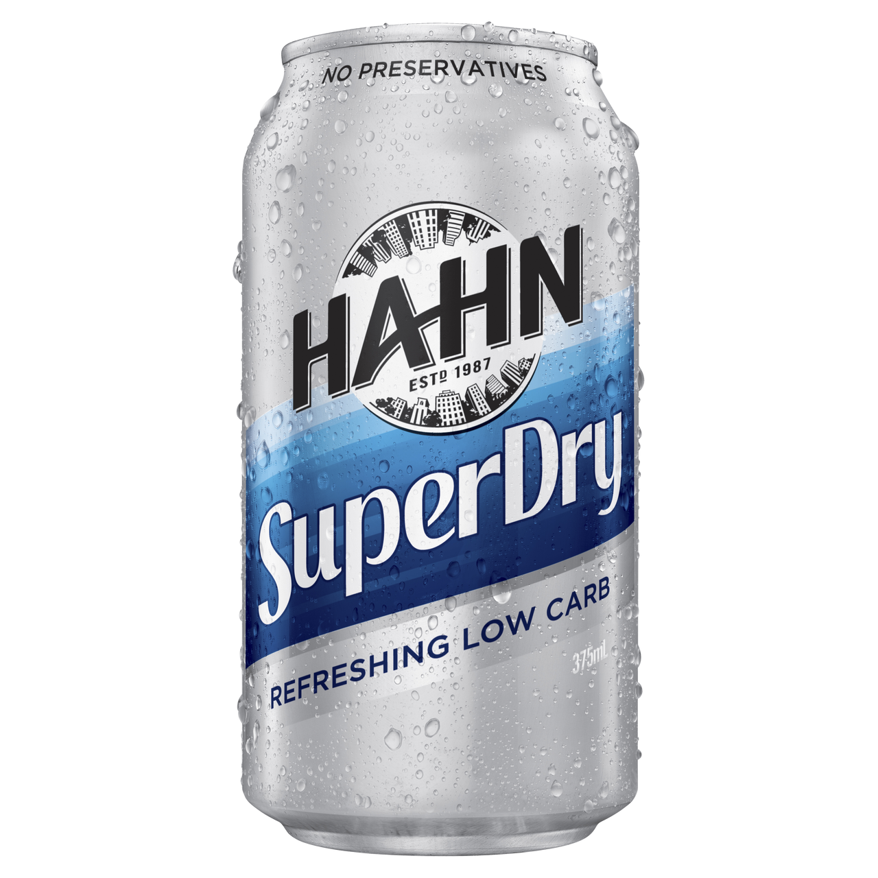 Buy Hahn Super Dry Cans 375mL - Red Bottle