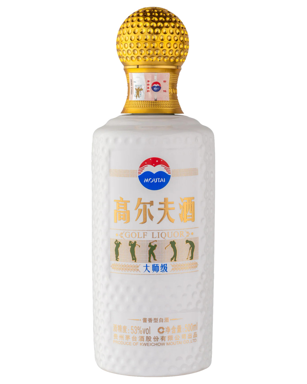 Buy KWEICHOW MOUTAI-GOLF BAIJIU 53% 500ML - Red Bottle