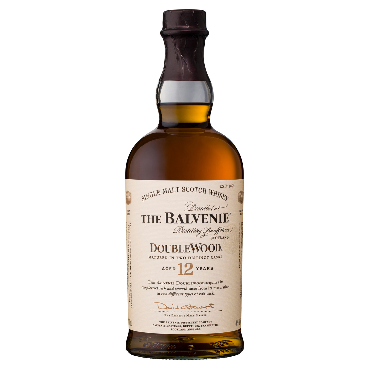 Buy The Balvenie-12YO Single Malt Scotch Whisky - Red Bottle