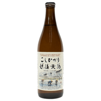 Koshihikari Echigo Rice Lager 500mL Imported Japanese Beer Bottle