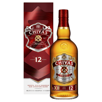 Chivas Regal 12 Year Old Scotch Whisky 1 Litre Bottle