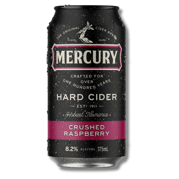 Mercury Hard Cider Crushed Raspberry 8.2% 375mL