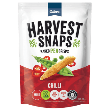 Harvest Pea Snaps Chilli 120g
