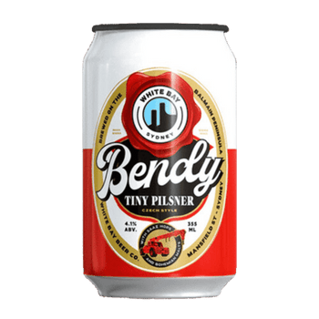 White Bay Bendy Tiny Pilsner 355mL