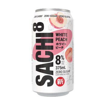 Sachi 8 White Peach Cans 375ml 8%