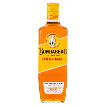 Bundaberg Original Under Proof Rum 700mL