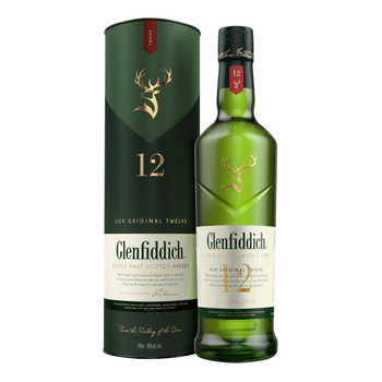 Glenfiddich 12yo Single Malt Scotch Whisky 700mL