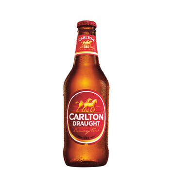 Carlton Draught Lager Bottles 375ml