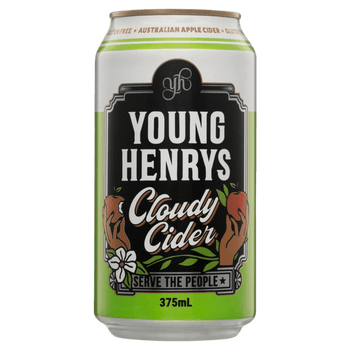 Young Henrys Cloudy Apple Cider Cans 375ml