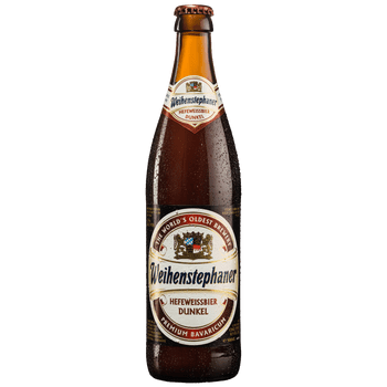 Weihenstephaner Hefeweissbier Dunkel Dark Wheat Beer 500mL bottle