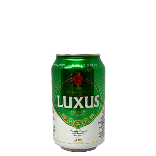 Luxus Belgian Style Lager Cans 355ml