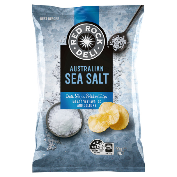 Red Rock Deli Sea Salt Potato Chips 90g