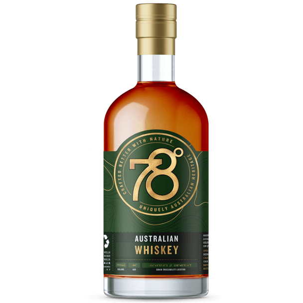 78 Degrees Australian Whiskey 700mL