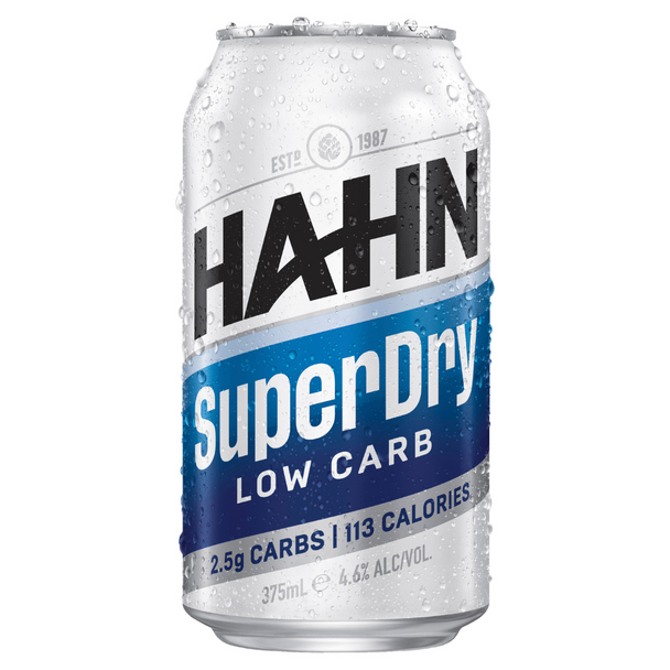 Hahn Super Dry Cans 375mL