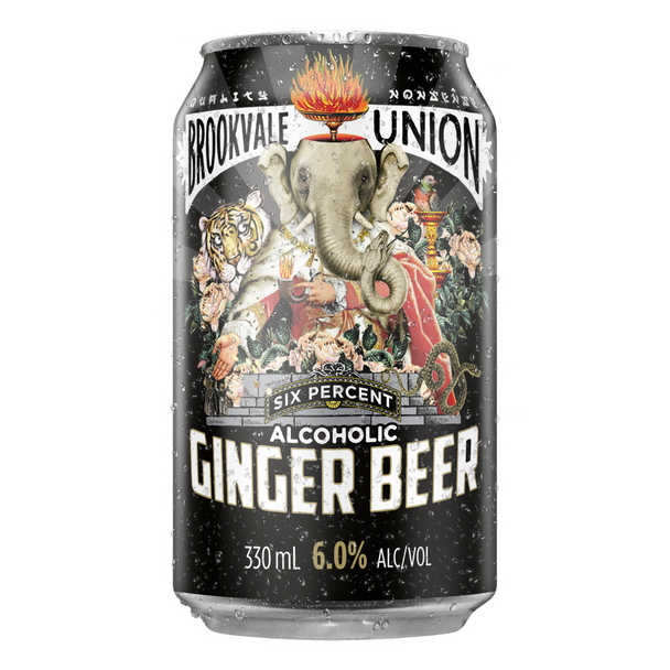 Brookvale Union Ginger Beer 6% Cans 375mL