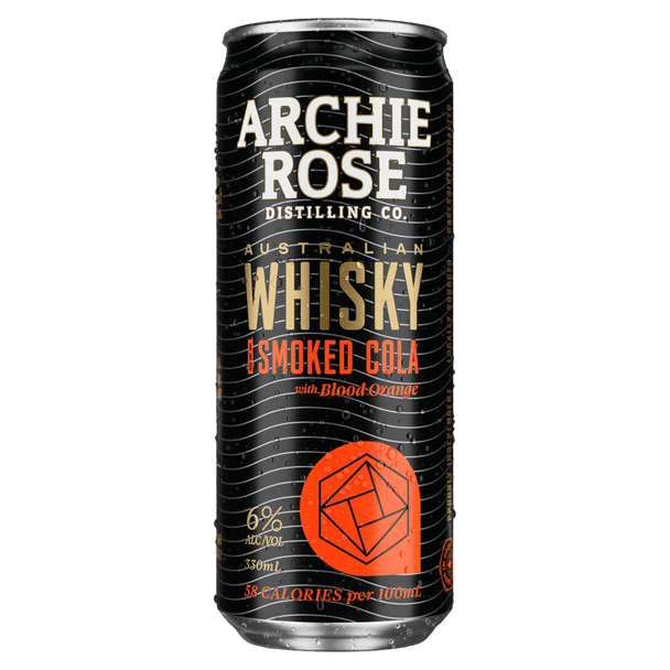 Archie Rose Whisky & Smoked Cola Cans 330mL
