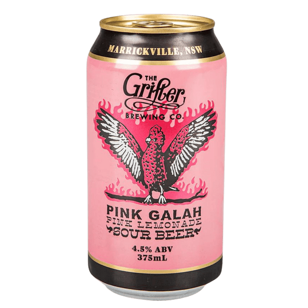 Grifter Pink Galah Pink Lemonade Sour 375mL