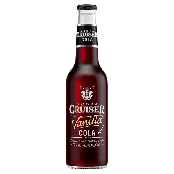 Vodka Cruiser Vanilla Cola Bottle 275mL
