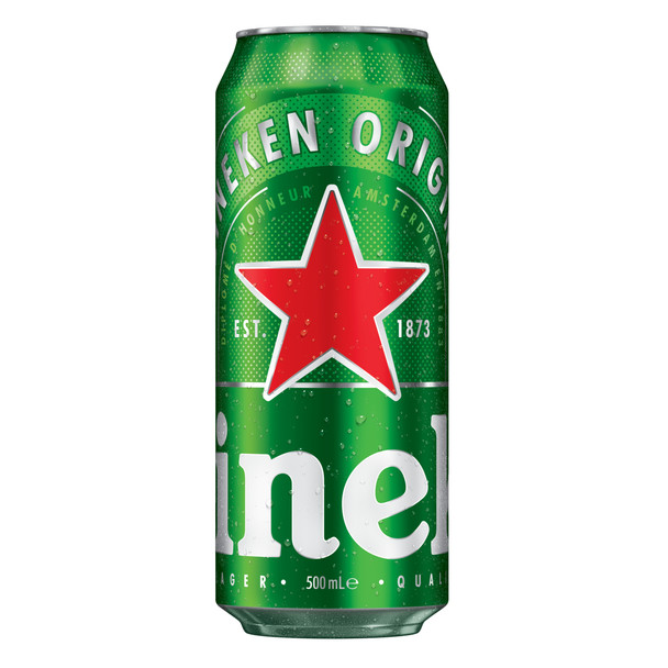 Heineken Lager 500ml Can
