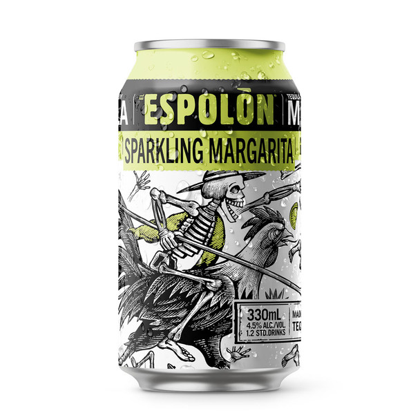 Espolon Tequila Sparkling Margarita Cans 330ml