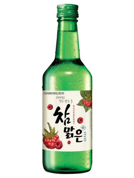 Charm Malgeun Raspberry Soju 360ml
