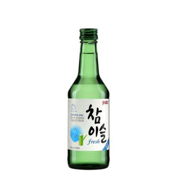 Jinro Chamisul Fresh Soju Bottle 360mL