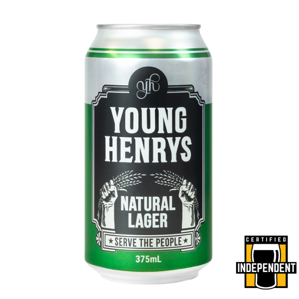 Young Henrys Natural Lager Cans 375ml