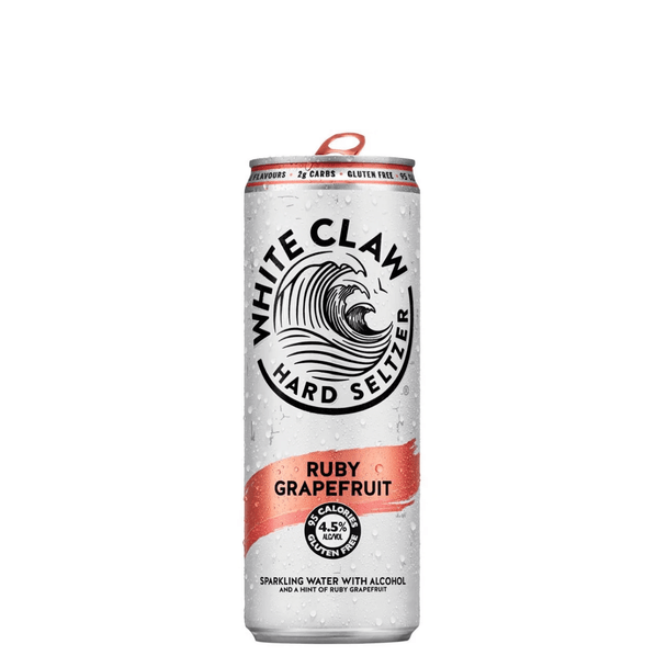 White Claw Ruby Grapefruit Hard Seltzer Cans 330ml