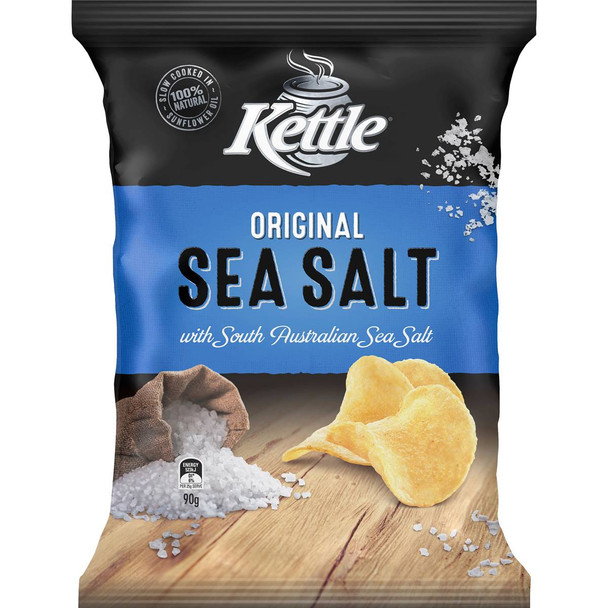 Kettle Sea Salt Potato Chips 90g