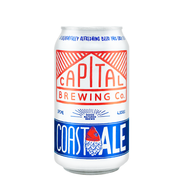 Capital Brewing Coast Ale Can 375mL