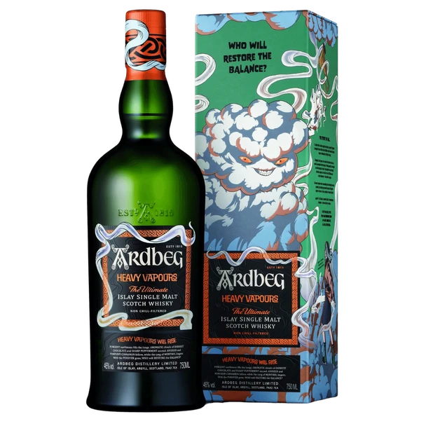 Ardbeg Heavy Vapours Limited Edition Islay Single Malt Scotch Whisky 700mL Bottle and Gift Box