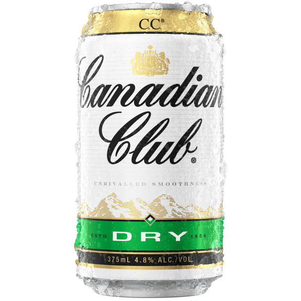 Canadian Club & Dry Cans 375mL