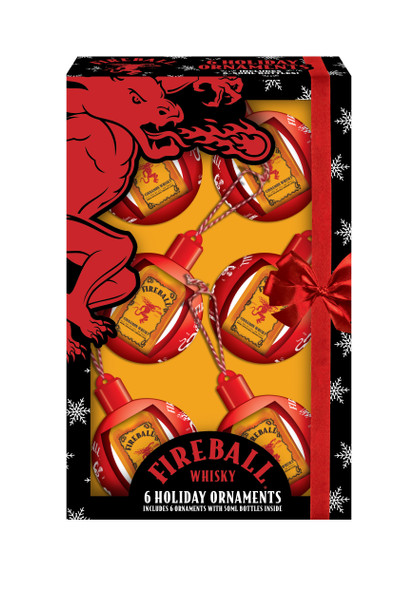 Fireball Holiday Ornaments 6x50mL