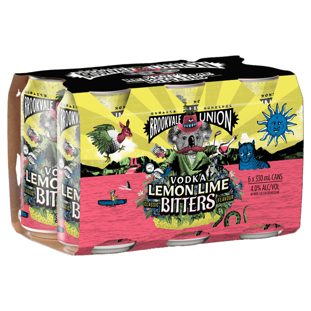 Brookvale Union Lemon Lime Bitters Cans 330mL