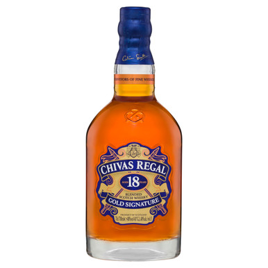 Buy Chivas Regal 18 Years Old Blended Scotch Whisky 700ml - Red Bottle
