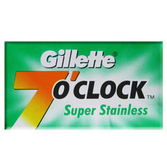 Gillette 7 O Clock Super Stainless Double Edge Razor Blades