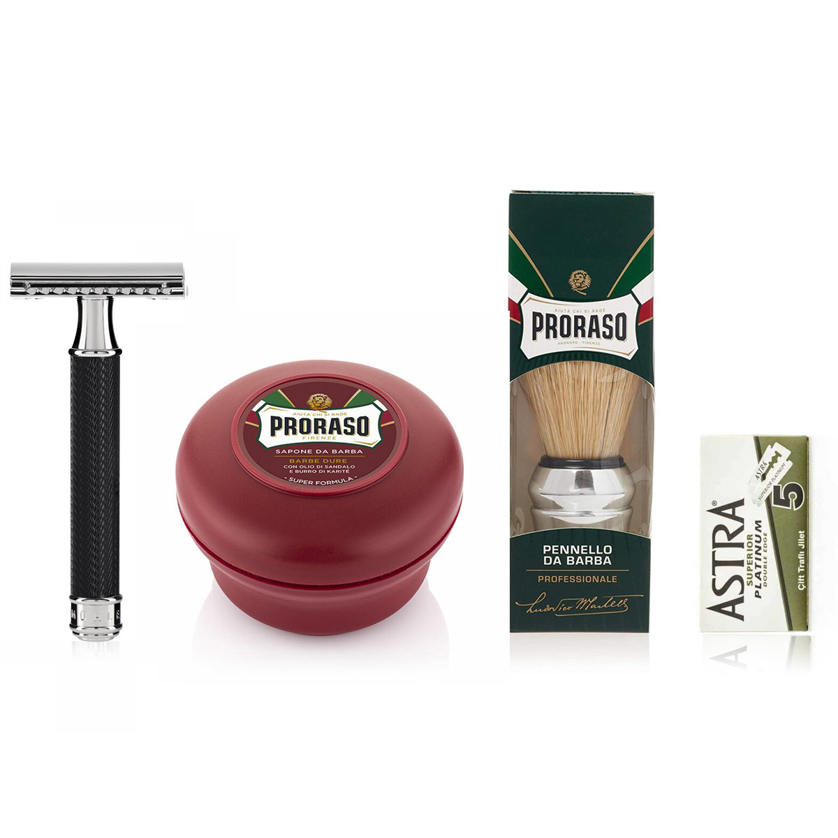 Safety Razor Shaving Starter Set Muhle R89 Black