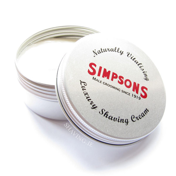 Simpsons Peppermint and Rosemary Shaving Cream