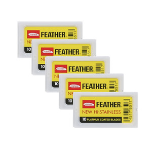 Feather 50 Razor Blades Double Edge Feather 50 Razor Blades Double Edge
