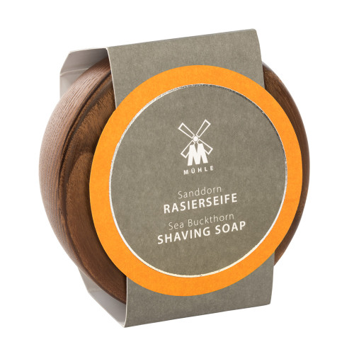 Muhle Sea Buckthorn RN 3 Wooden Soap Bowl Sea Buckthorn