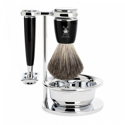 Mühle Rytmo Black 4 Piece Safety Razor Set